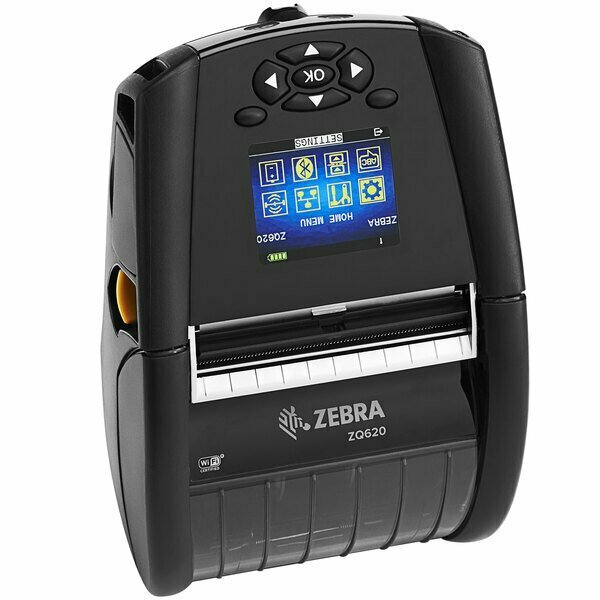 Zebra Technologies Zebra Mobile Linerless Label / Receipt Printer with Extended Battery - 3/4'' Core ZQ62-AUF20B0-00 105ZQ62AF20B